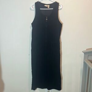 Vintage 90s corduroy jumper style maxi dress